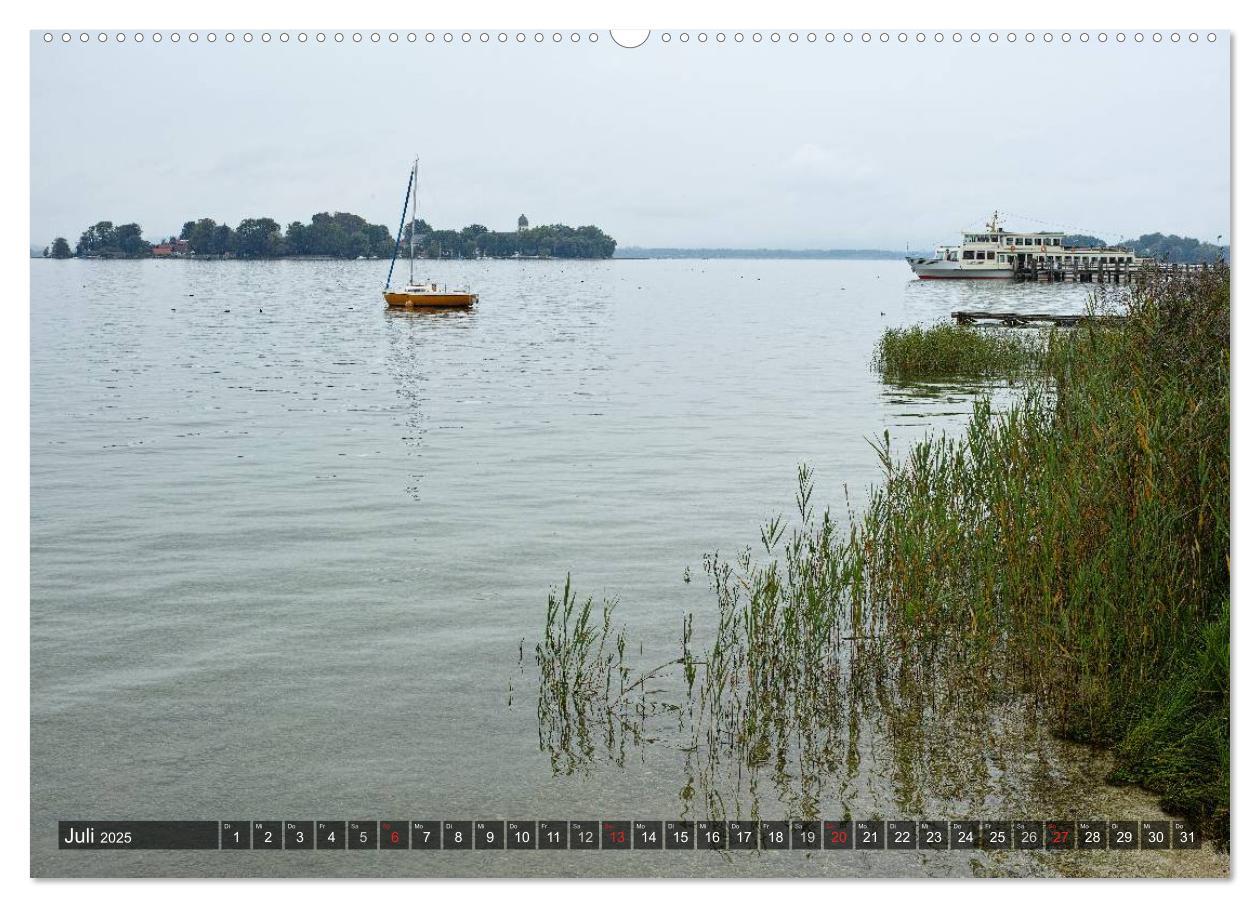 Bild: 9783435730896 | Stille Tage am Chiemsee (Wandkalender 2025 DIN A2 quer), CALVENDO...