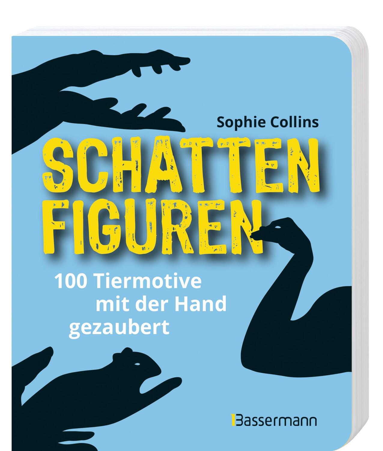 Bild: 9783809444664 | Schattenfiguren - 100 Tiermotive mit der Hand gezaubert. Plus viele...