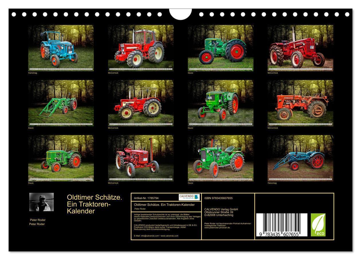 Bild: 9783435607655 | Oldtimer Schätze. Ein Traktoren-Kalender (Wandkalender 2025 DIN A4...