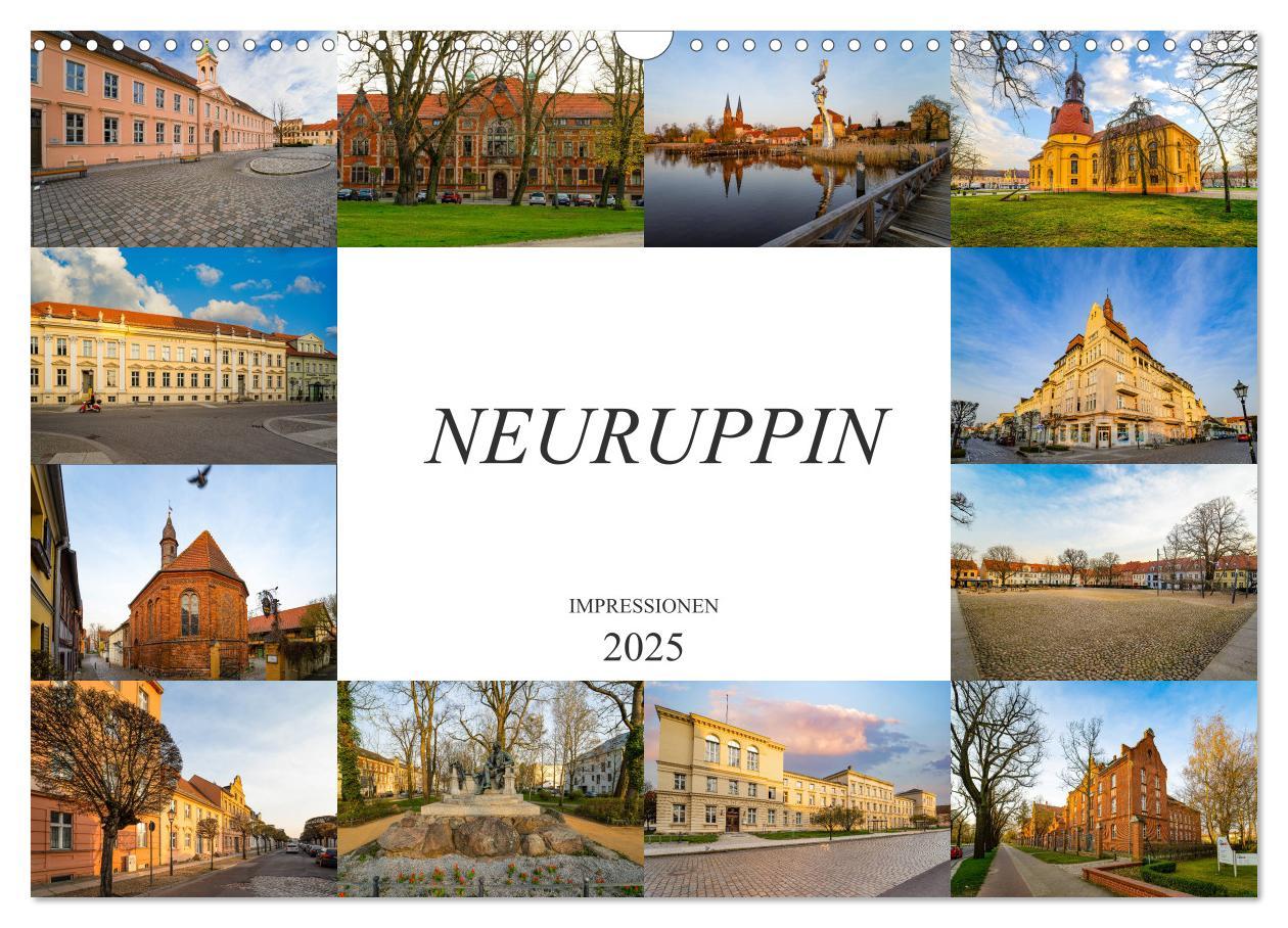 Cover: 9783435241682 | Neuruppin Impressionen (Wandkalender 2025 DIN A3 quer), CALVENDO...