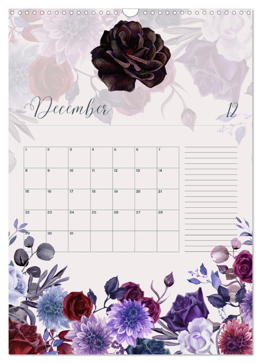 Bild: 9783457217023 | Dark Romance - Dunkle Blütenromantik für's ganze Jahr (Wandkalender...