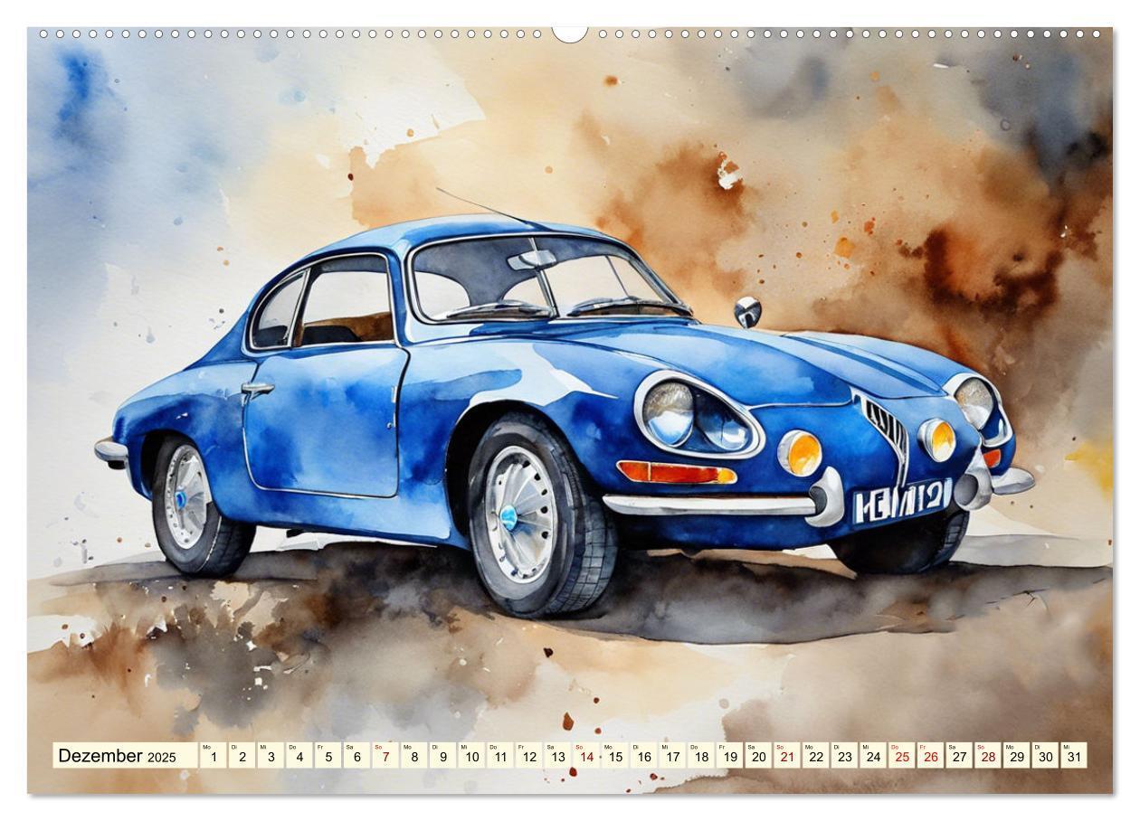 Bild: 9783383812958 | Oldtimer - Kultmodelle aus den 1960er Jahren (Wandkalender 2025 DIN...