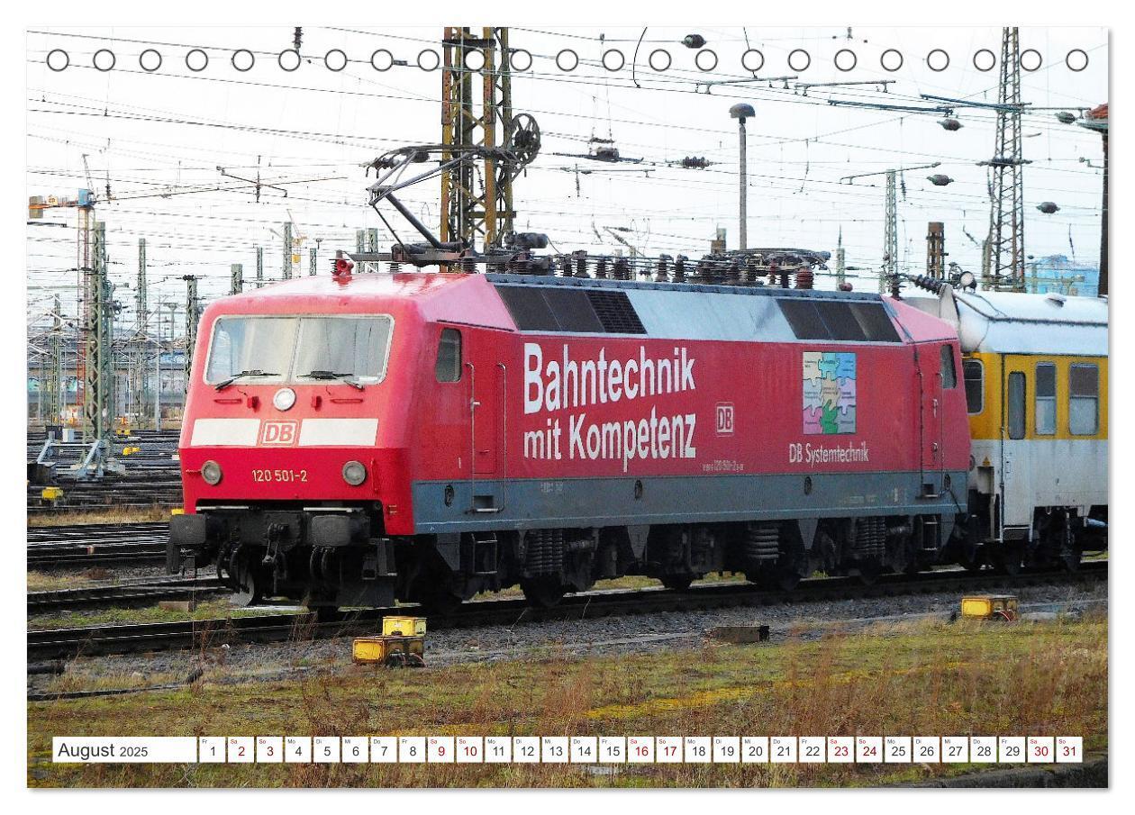 Bild: 9783457178461 | Die Baureihe 120 der Deutschen Bahn (Tischkalender 2025 DIN A5...