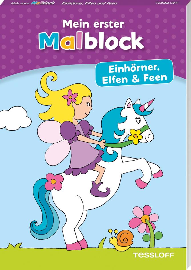 Cover: 9783788644901 | Mein erster Malblock. Einhörner, Elfen und Feen | Sandra Schmidt