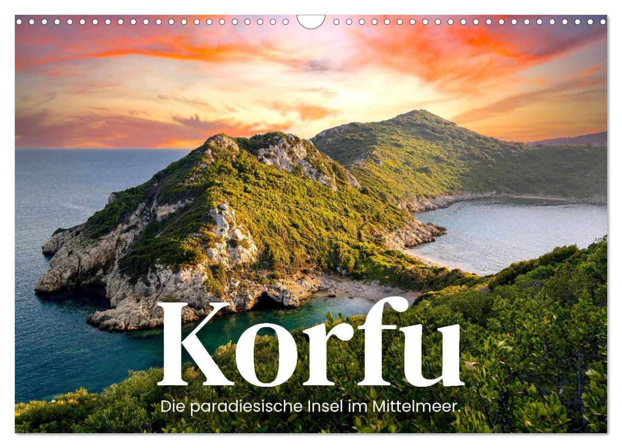 Cover: 9783383937859 | Korfu - Die paradiesische Insel im Mittelmeer. (Wandkalender 2025...