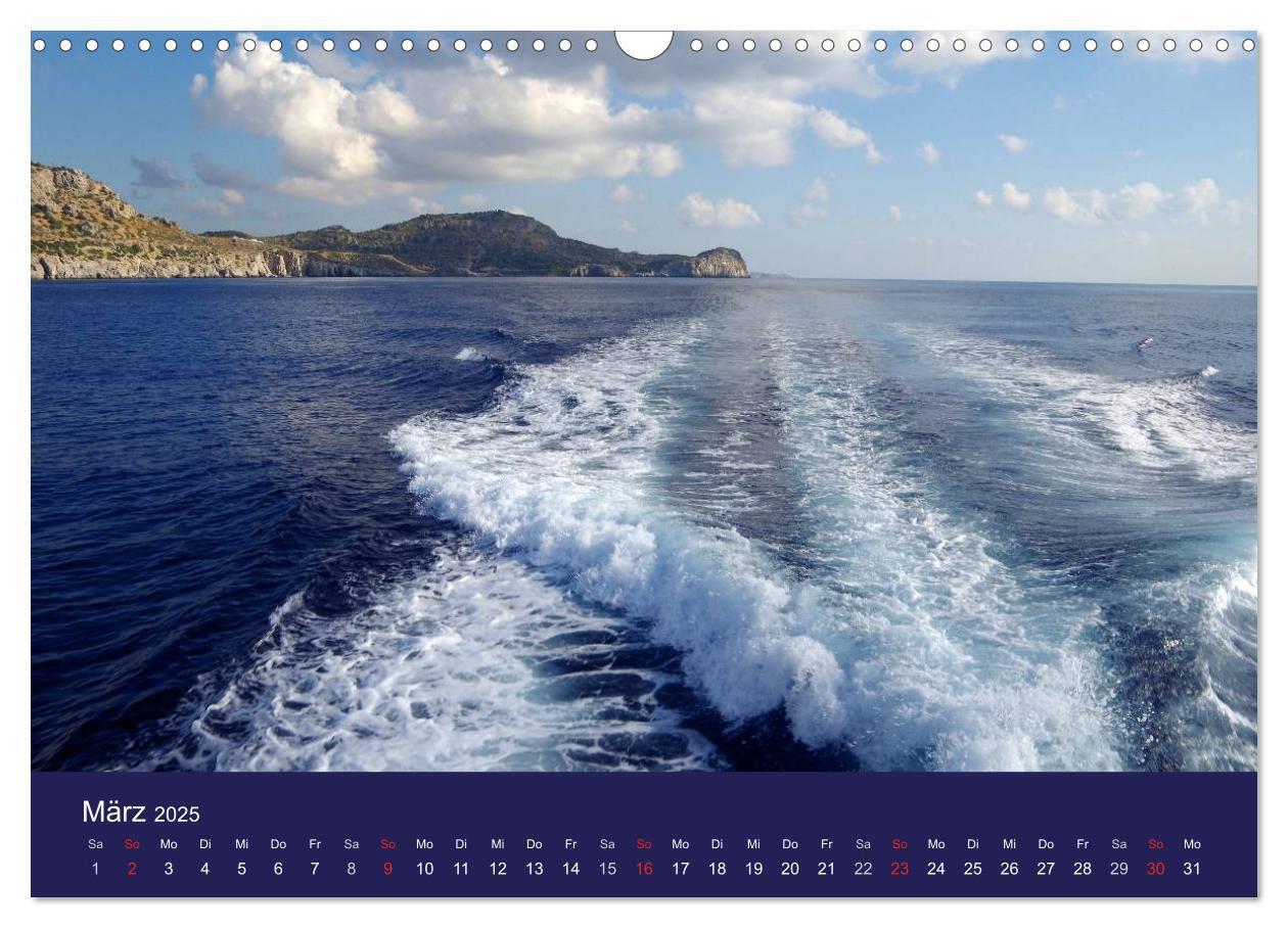 Bild: 9783435668441 | Rhodos mit Lindos und Symi (Wandkalender 2025 DIN A3 quer),...