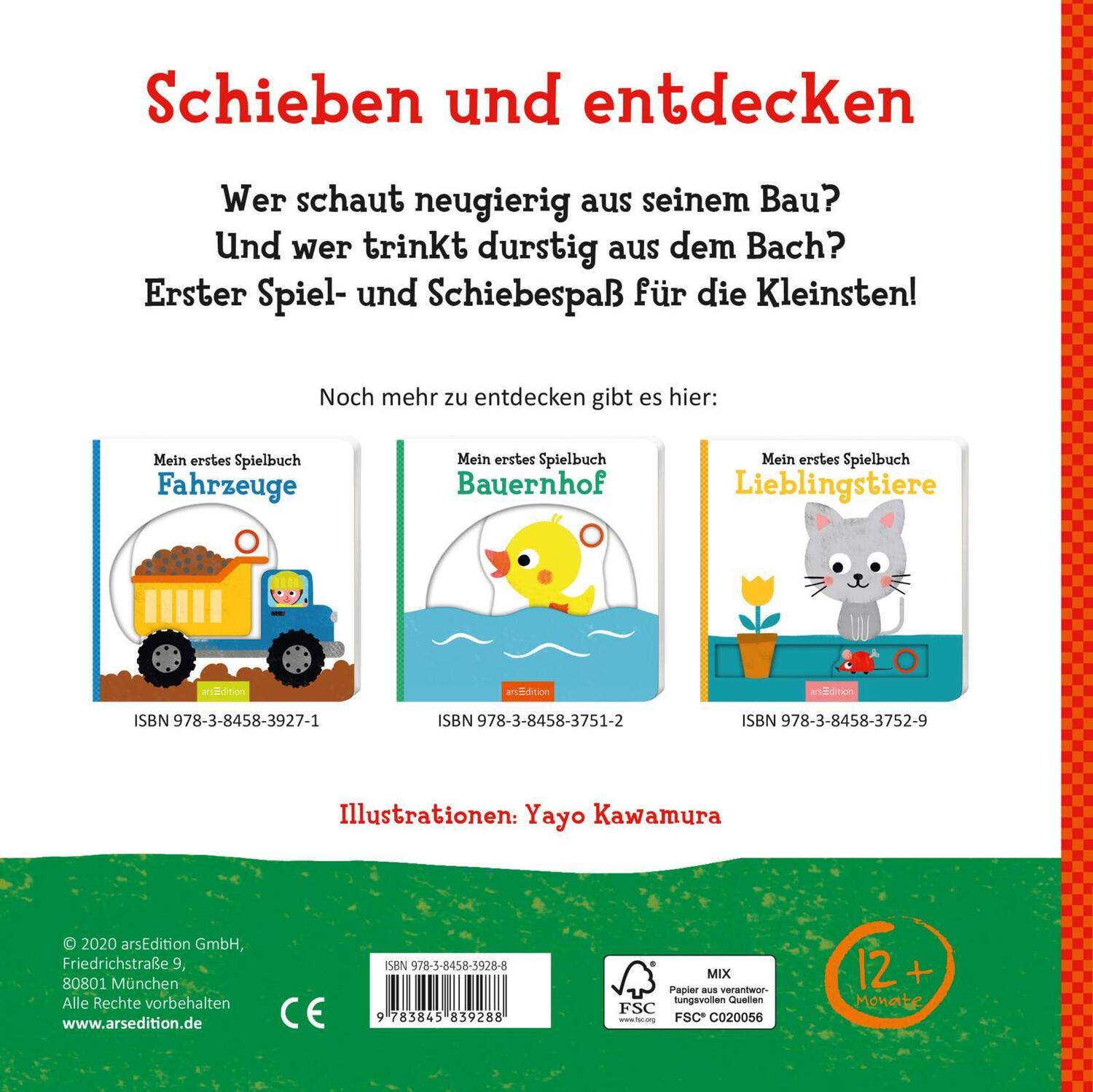 Rückseite: 9783845839288 | Mein erstes Spielbuch Waldtiere | Buch | 12 S. | Deutsch | 2020