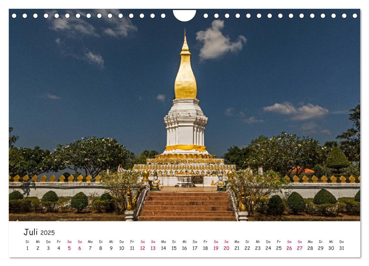 Bild: 9783435140213 | Laos - Im Herzen Indochinas (Wandkalender 2025 DIN A4 quer),...