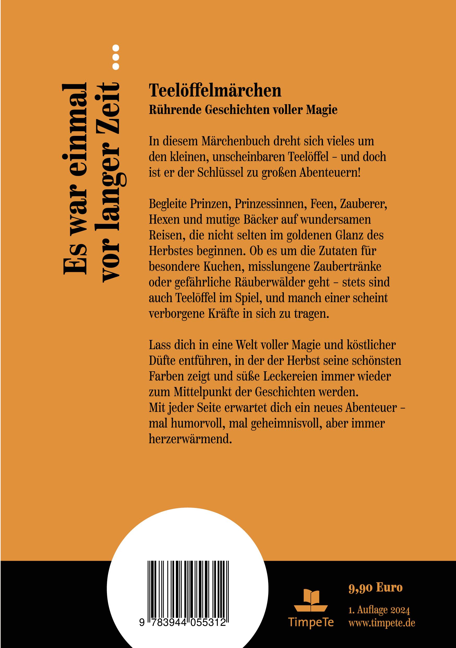 Rückseite: 9783944055312 | Teelöffelmärchen | Christian Peitz | Taschenbuch | Paperback | 156 S.