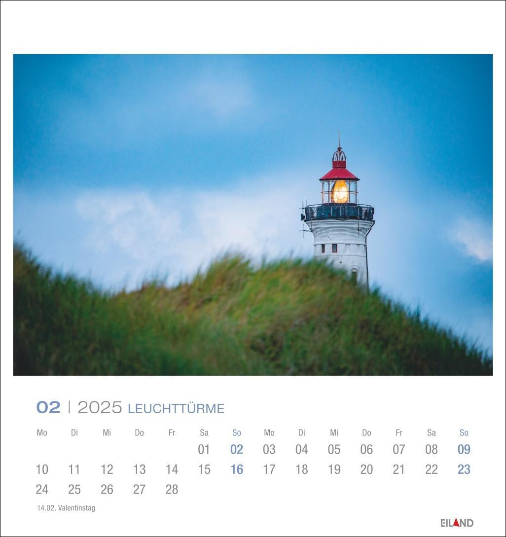 Bild: 9783964023278 | Leuchttürme Postkartenkalender 2025 - An der Nord- und Ostseeküste