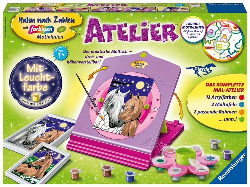 Cover: 4005556285075 | Ravensburger Malen nach Zahlen 28507 - Atelier Pferde - Kinder ab 7...