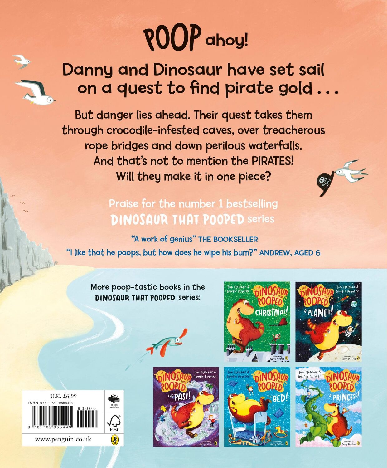 Rückseite: 9781782955443 | The Dinosaur that Pooped a Pirate! | Dougie Poynter (u. a.) | Buch