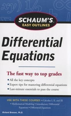 Cover: 9780071779814 | Schaum's Easy Outline of Differential Equations, Revised Edition