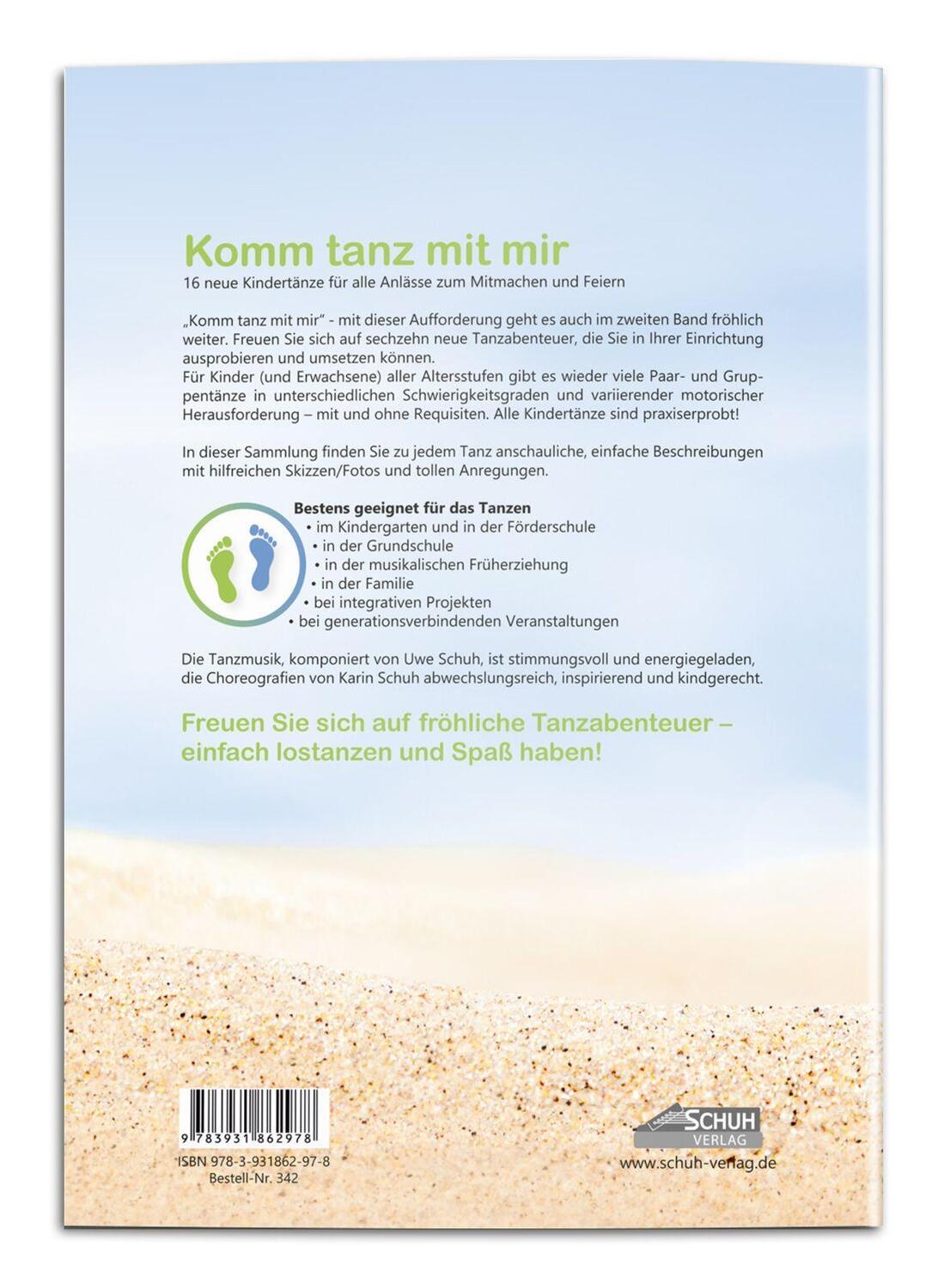 Bild: 9783931862978 | Komm tanz mit mir - Band 2 (inkl. Musik-CD) | Karin Schuh | Buch