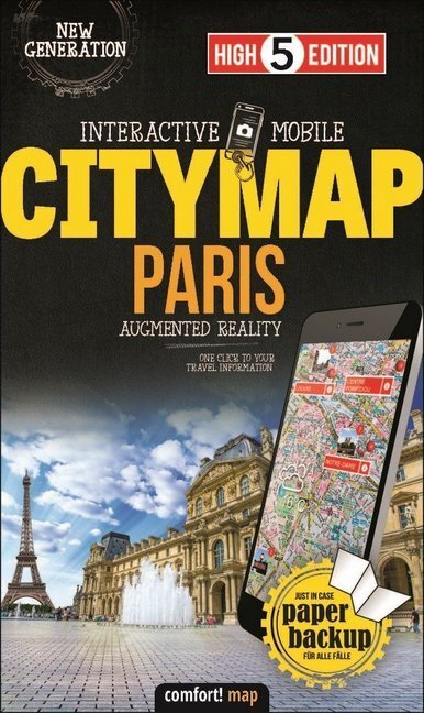 Cover: 9783906908380 | High 5 Edition Interactive Mobile Citymap Paris | (Land-)Karte | 2017