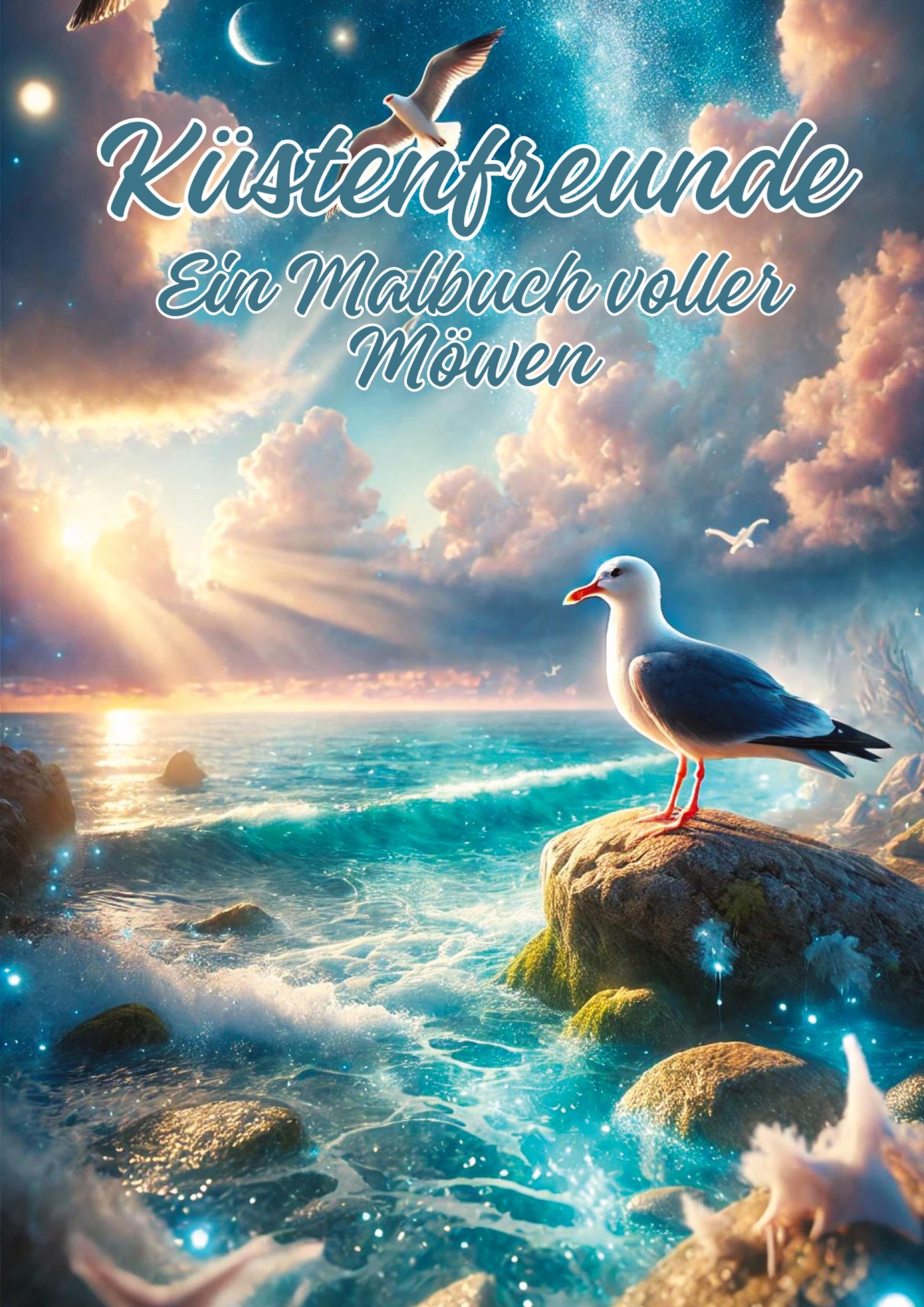 Cover: 9783384265098 | Küstenfreunde | Ein Malbuch voller Möwen | Ela Artjoy | Taschenbuch