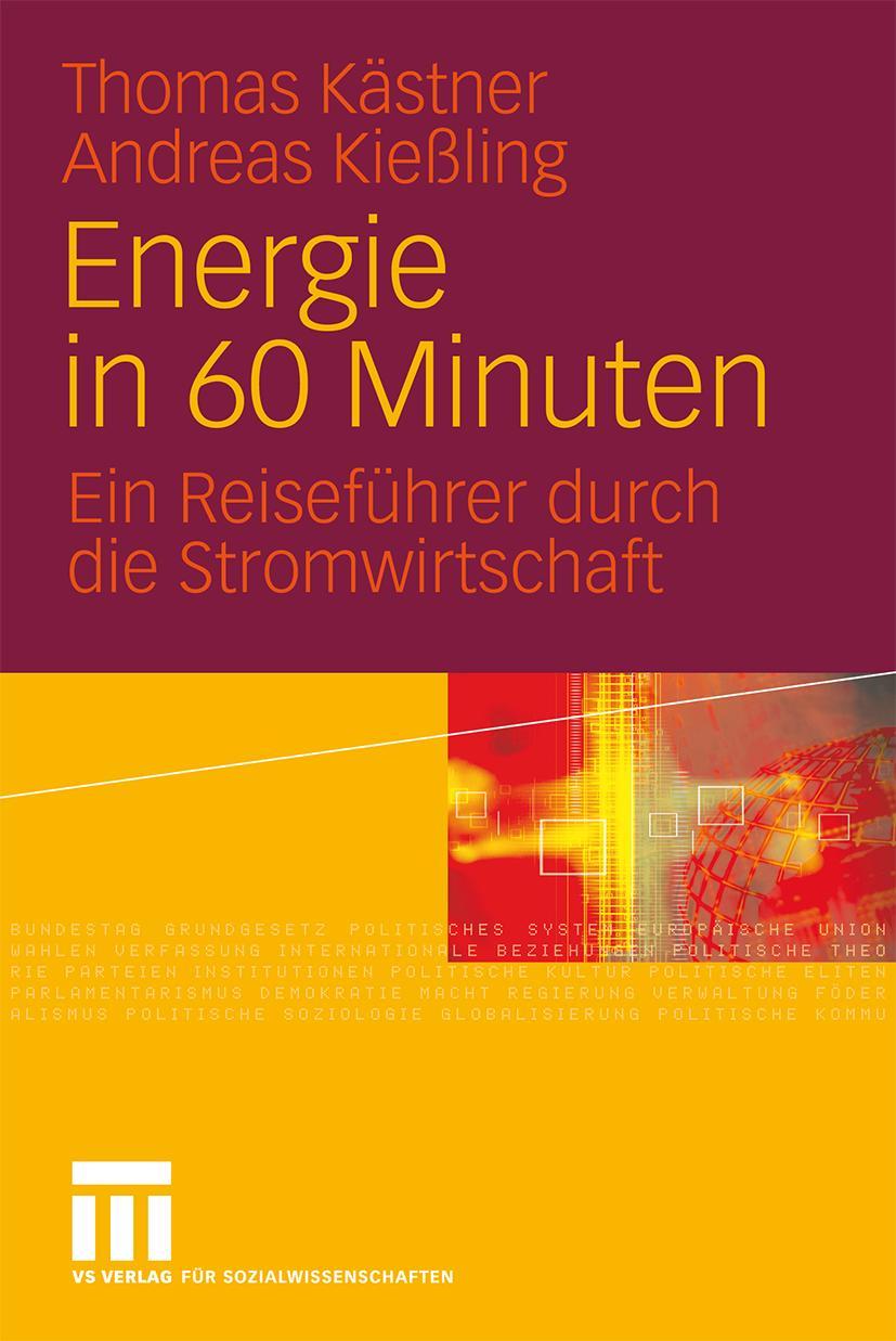 Cover: 9783531170589 | Energie in 60 Minuten | Ein Reiseführer durch die Stromwirtschaft