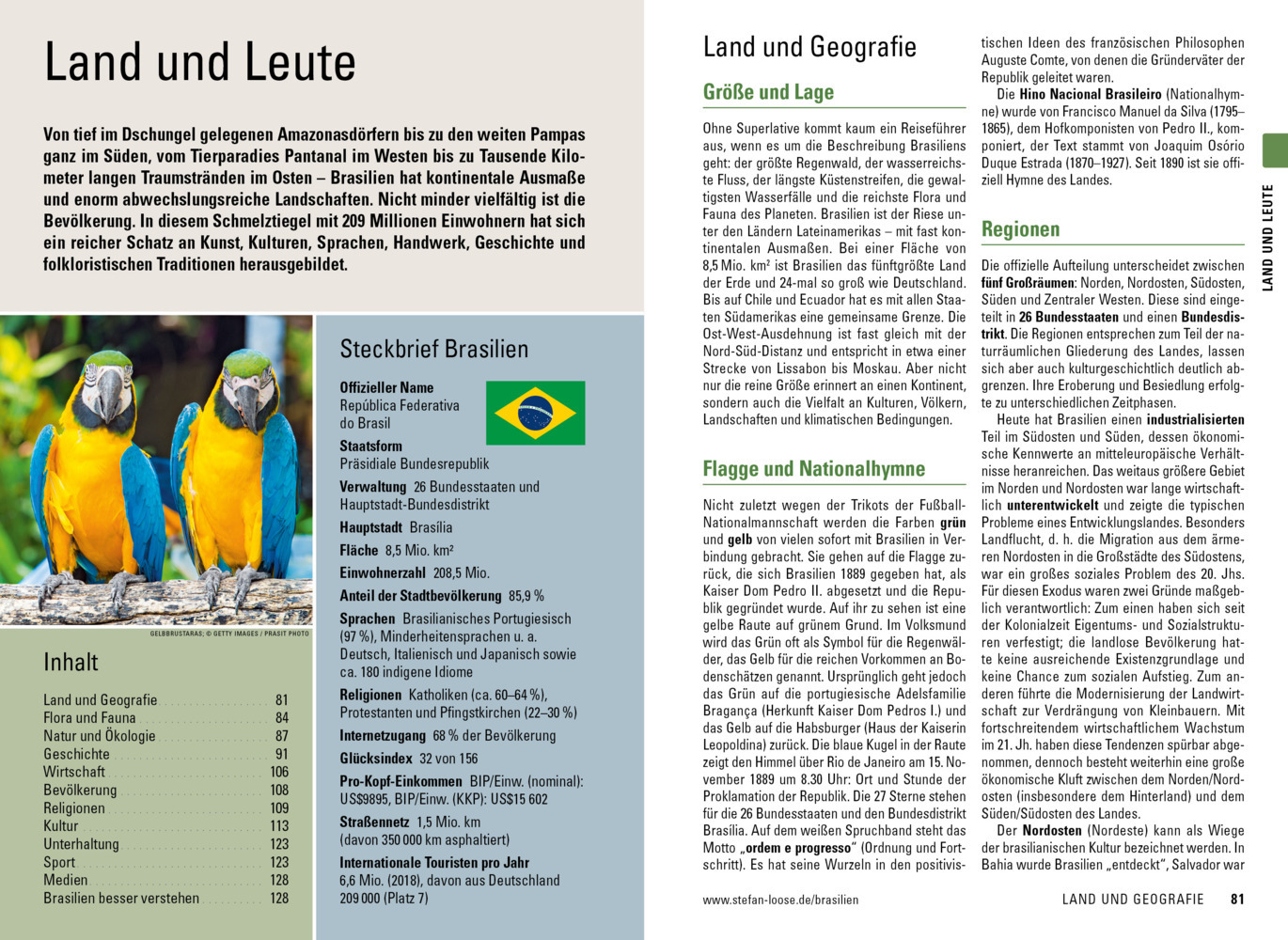 Bild: 9783770178971 | Stefan Loose Reiseführer Brasilien | mit Reiseatlas | Taschenbuch