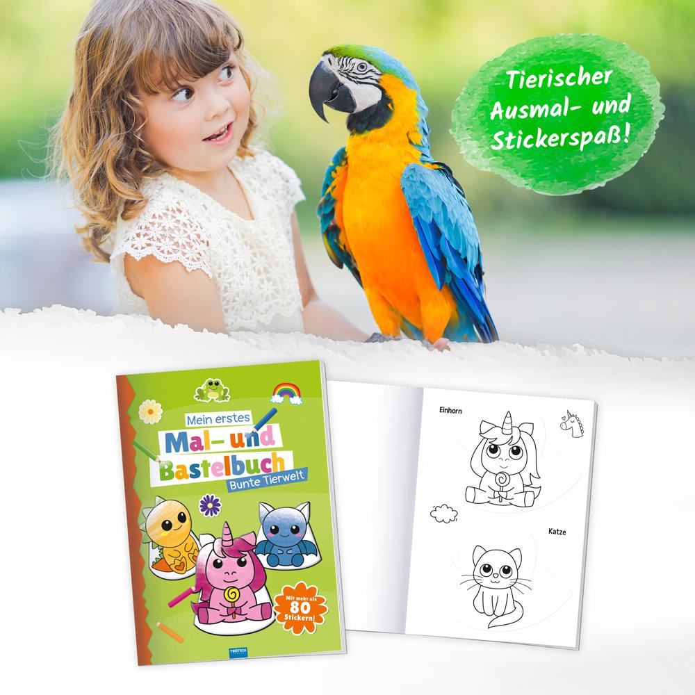 Bild: 9783988021359 | Trötsch Mein erstes Mal- und Bastelbuch - Bunte Tierwelt | KG | Buch