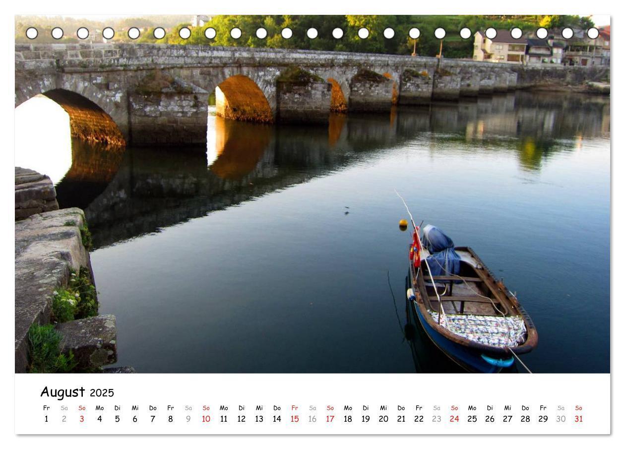 Bild: 9783435557042 | Camino Portugues - Jakobsweg (Tischkalender 2025 DIN A5 quer),...