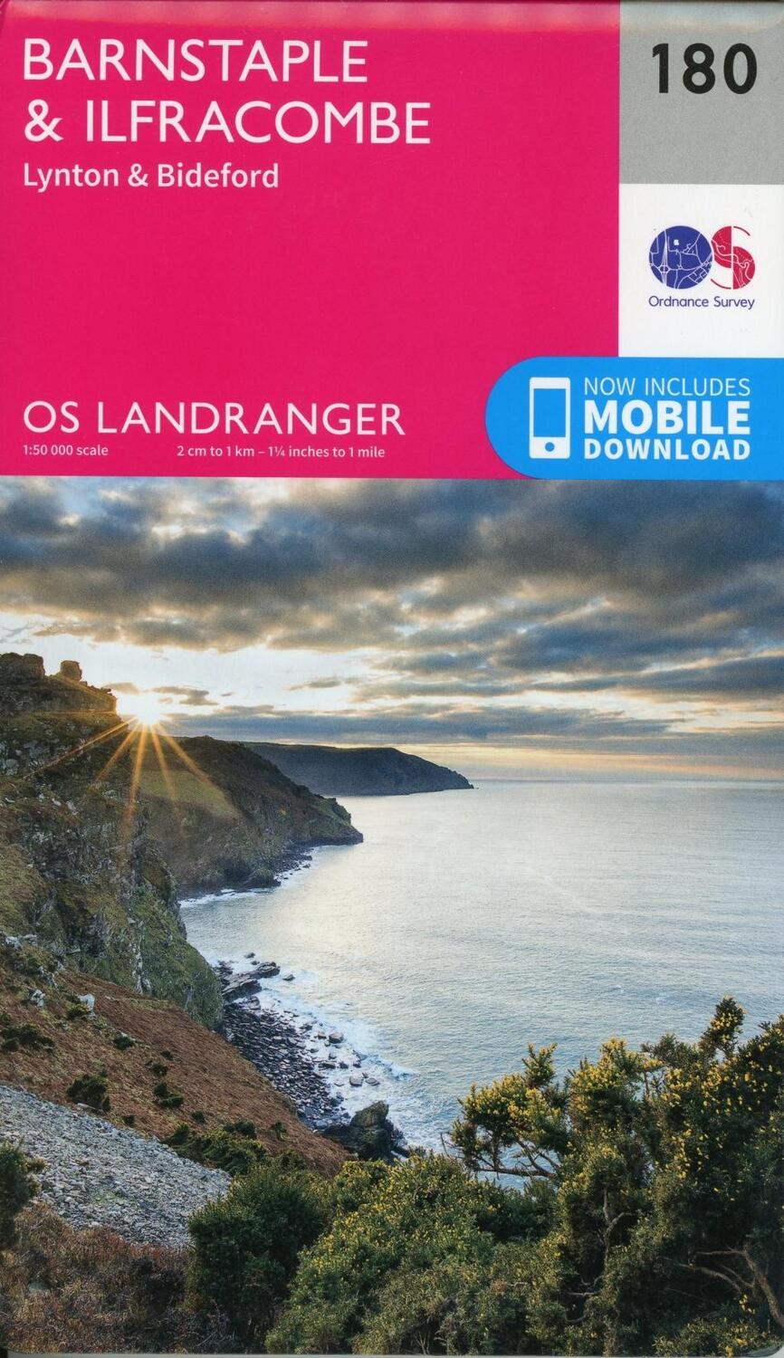 Cover: 9780319262788 | Barnstaple &amp; Ilfracombe, Lynton &amp; Bideford | Ordnance Survey | 2016