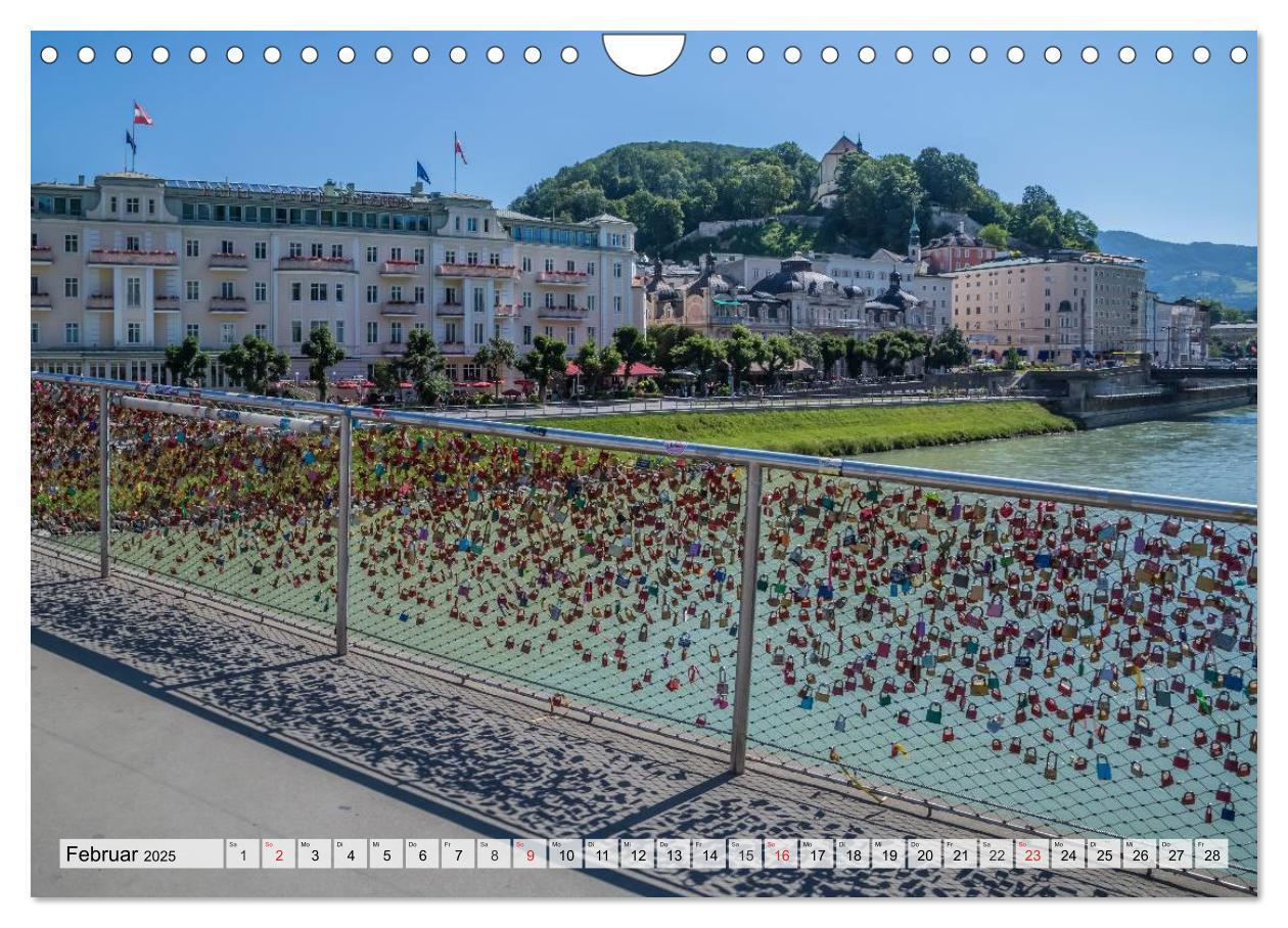 Bild: 9783435594795 | Charmantes Stadtherz SALZBURG (Wandkalender 2025 DIN A4 quer),...