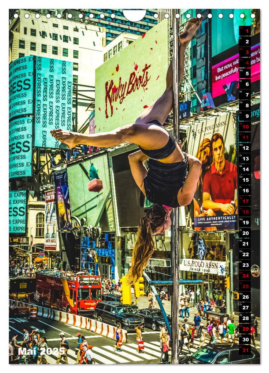 Bild: 9783435999910 | Poledance auf New Yorks Straßen (Wandkalender 2025 DIN A4 hoch),...