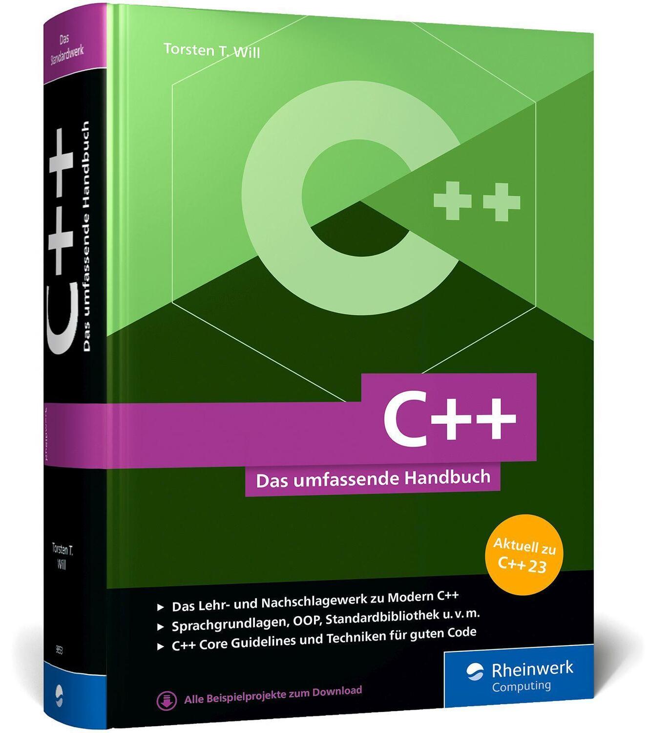 Cover: 9783836298537 | C++ | Torsten T. Will | Buch | Rheinwerk Computing | 1172 S. | Deutsch