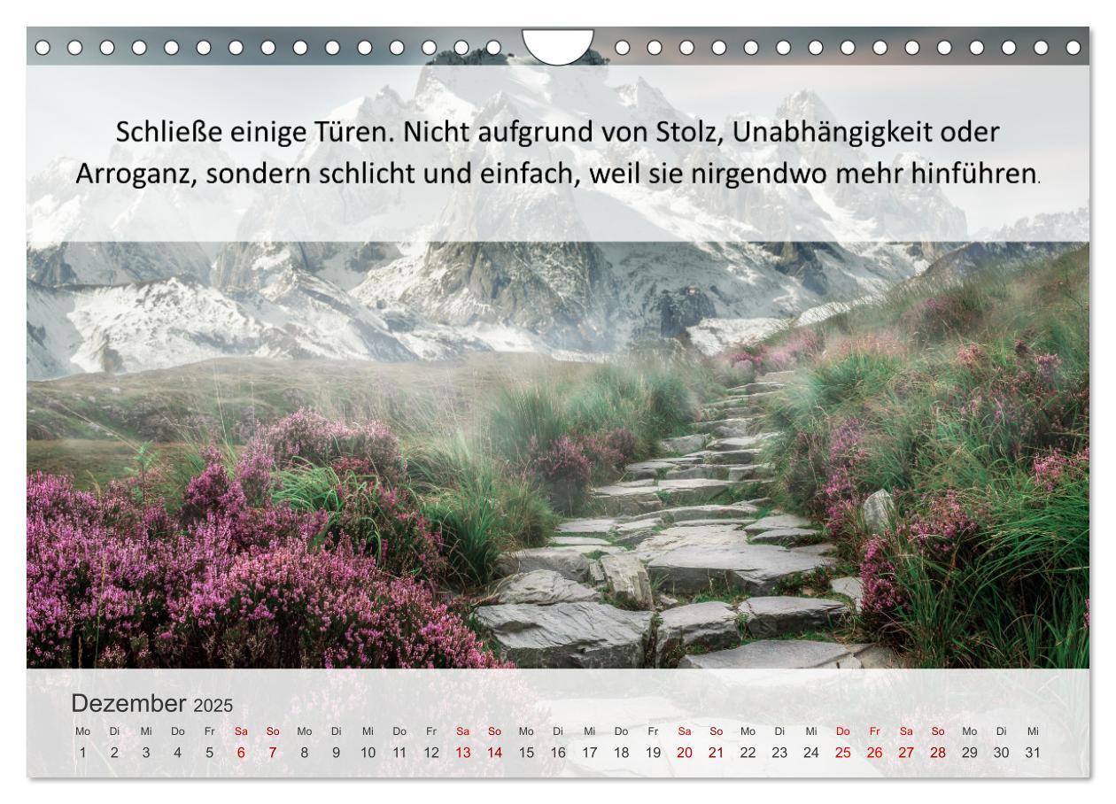 Bild: 9783435020232 | Motivationssprüche Erfolgsweg (Wandkalender 2025 DIN A4 quer),...