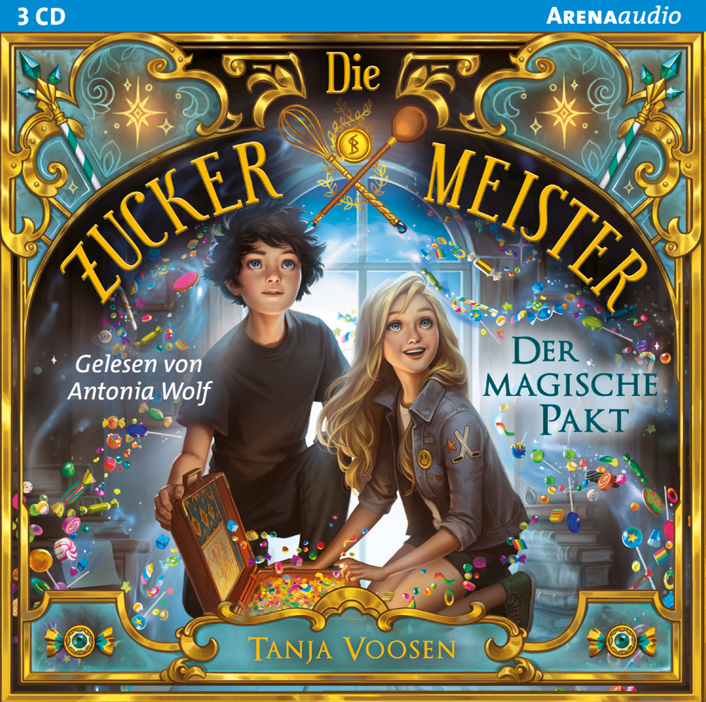 Cover: 9783401241371 | Die Zuckermeister - Der magische Pakt, 2 Audio-CD | Lesung | Voosen