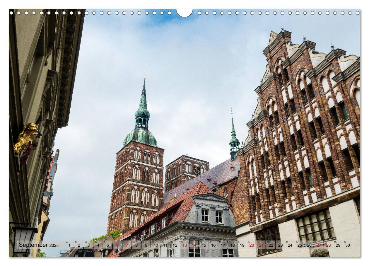 Bild: 9783435370917 | Ein Bummel durch die Hansestadt Stralsund (Wandkalender 2025 DIN A3...