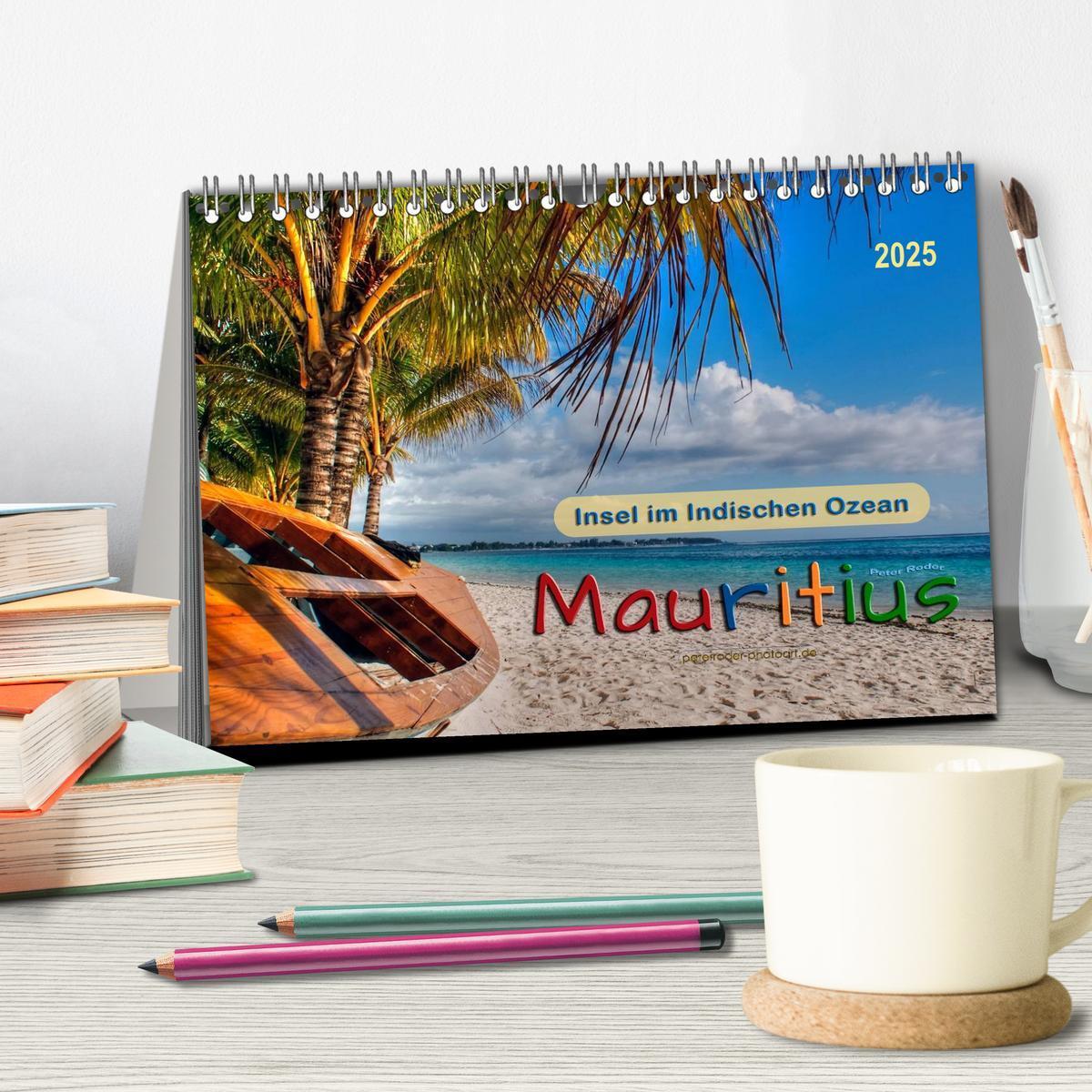 Bild: 9783435472499 | Mauritius - Insel im Indischen Ozean (Tischkalender 2025 DIN A5...