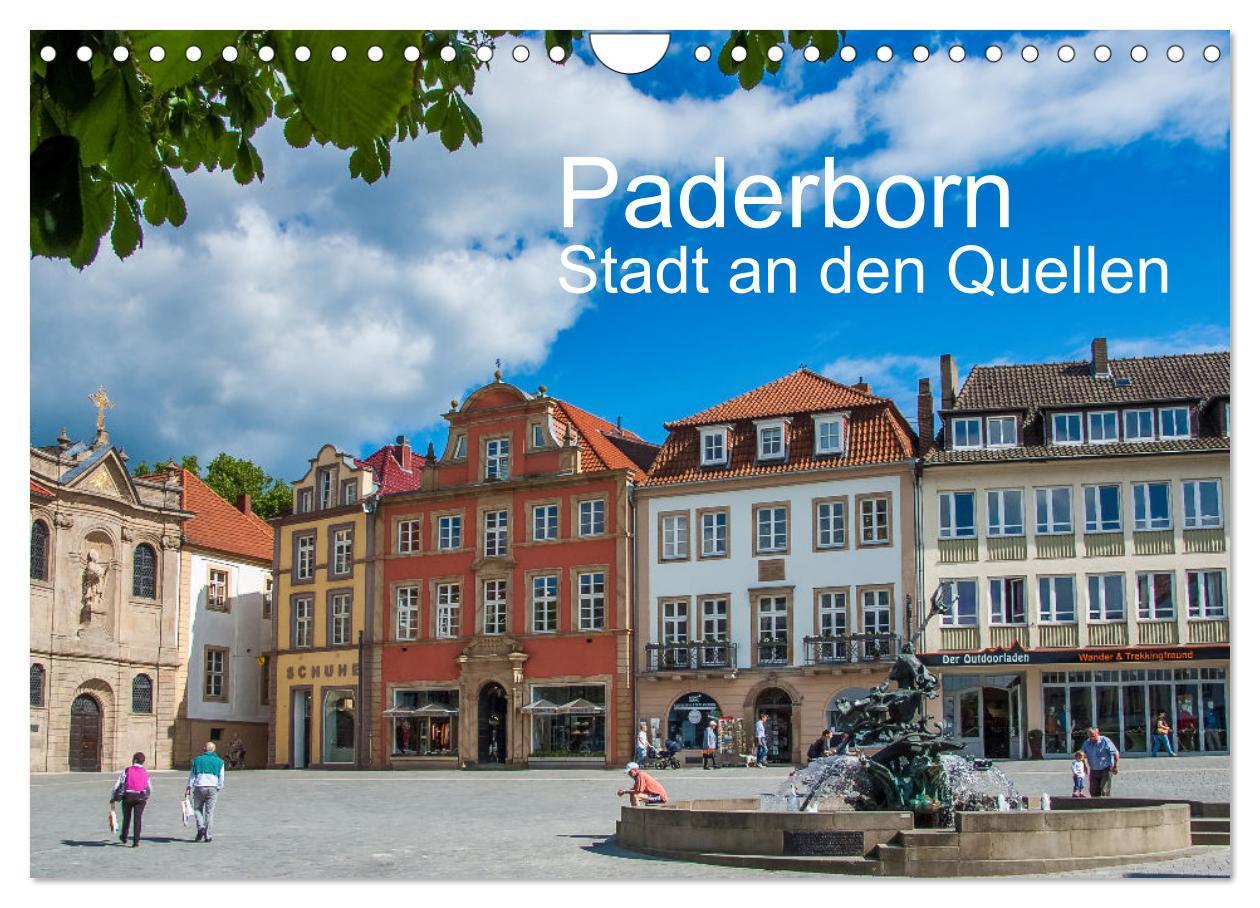 Cover: 9783383850288 | PADERBORN - Stadt an den Quellen (Wandkalender 2025 DIN A4 quer),...