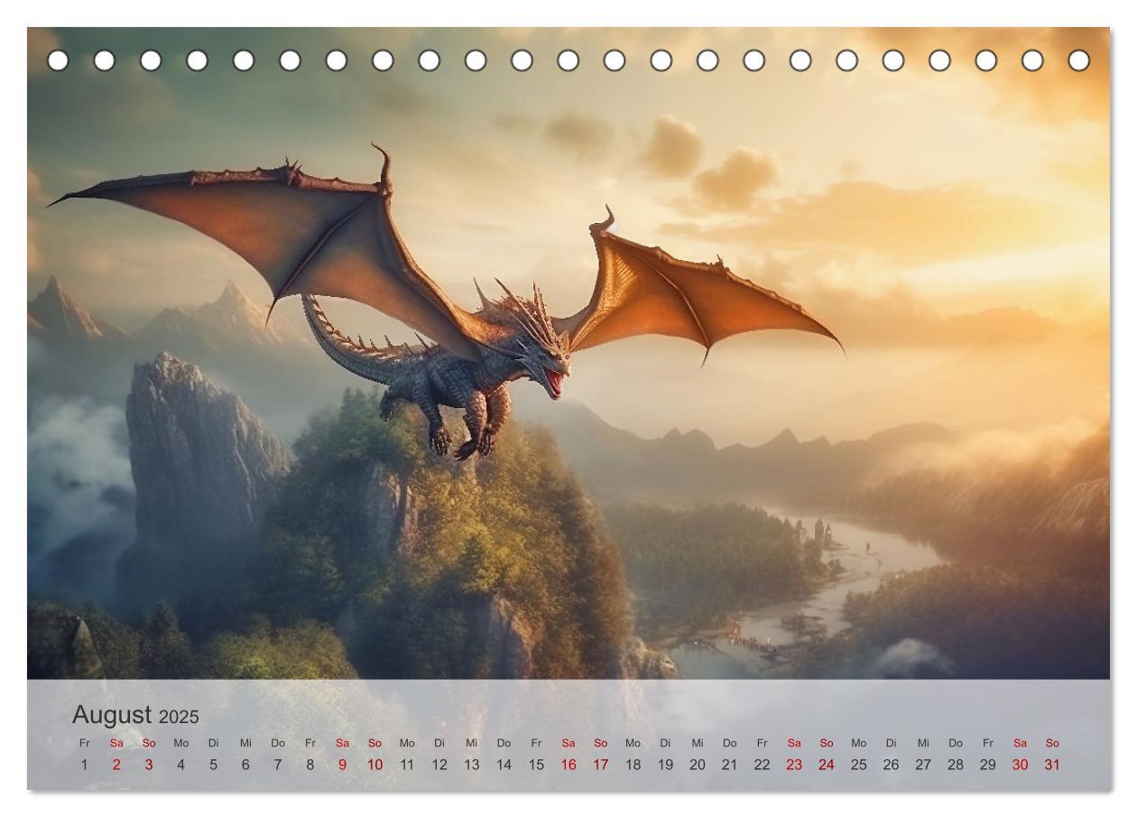 Bild: 9783383839269 | Im Land der schönen Drachen (Tischkalender 2025 DIN A5 quer),...