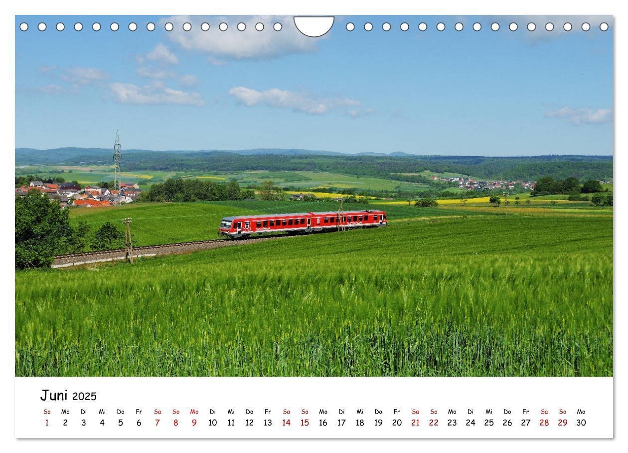 Bild: 9783435196395 | Hessische Nebenbahnen - Unterwegs in Nordhessen (Wandkalender 2025...