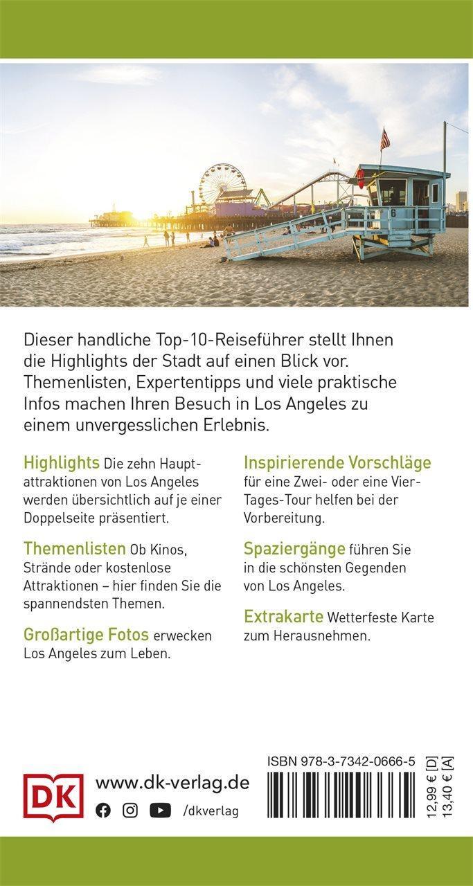 Rückseite: 9783734206665 | Top 10 Reiseführer Los Angeles | DK Verlag - Reise | Taschenbuch