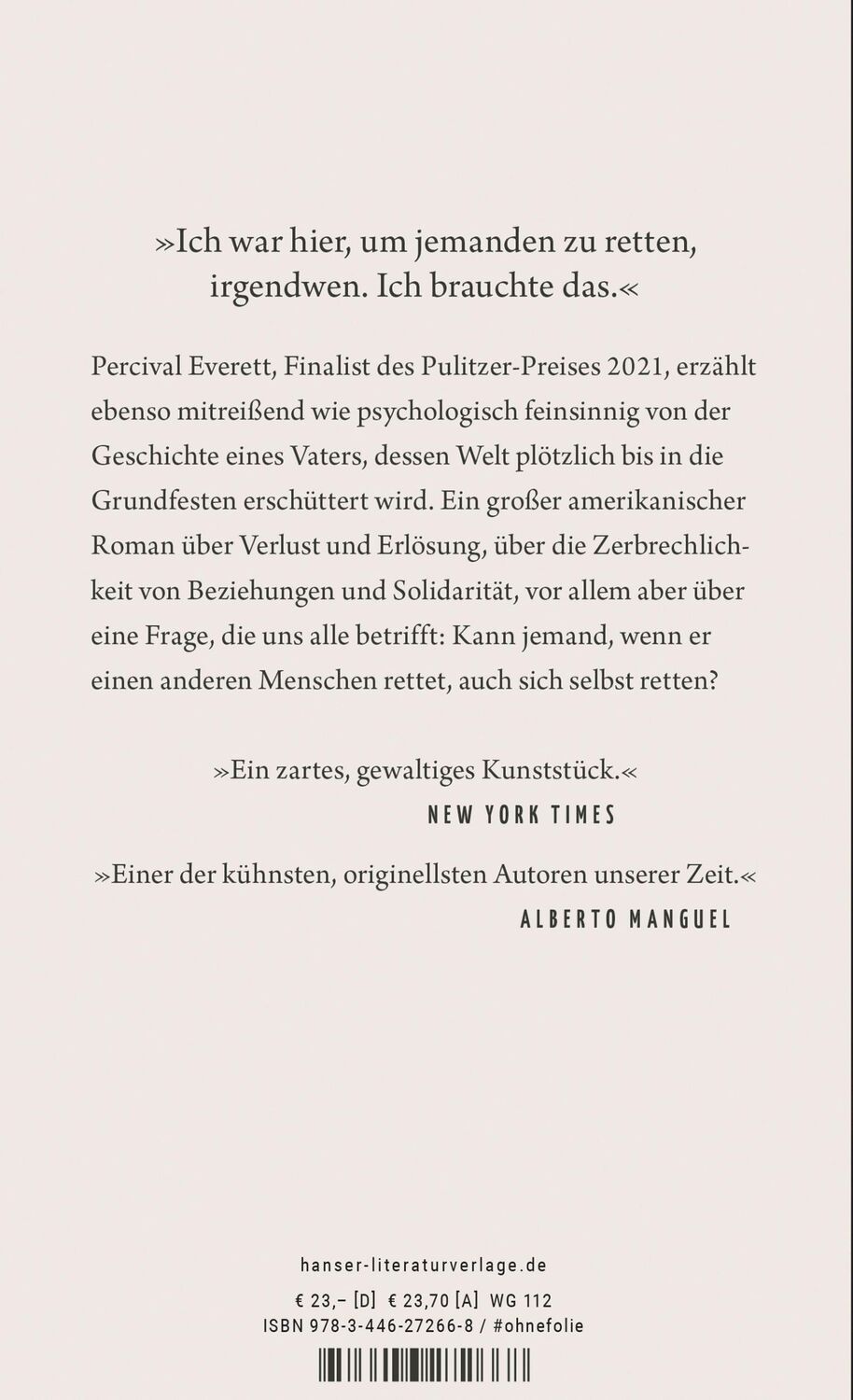 Bild: 9783446272668 | Erschütterung | Roman | Percival Everett | Buch | 288 S. | Deutsch