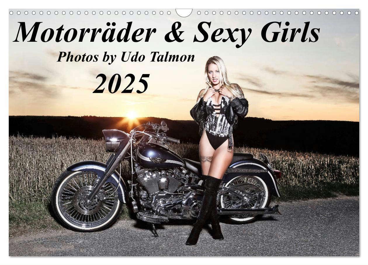 Cover: 9783435206070 | Motorräder &amp; Sexy Girls (Wandkalender 2025 DIN A3 quer), CALVENDO...