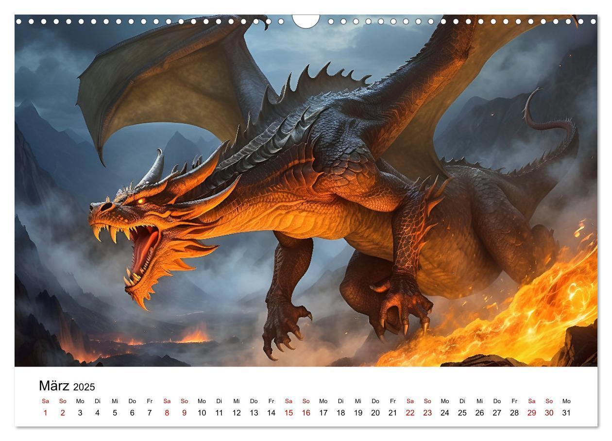 Bild: 9783383805639 | Drachen - Furchterregende und imposante Fabelwesen (Wandkalender...