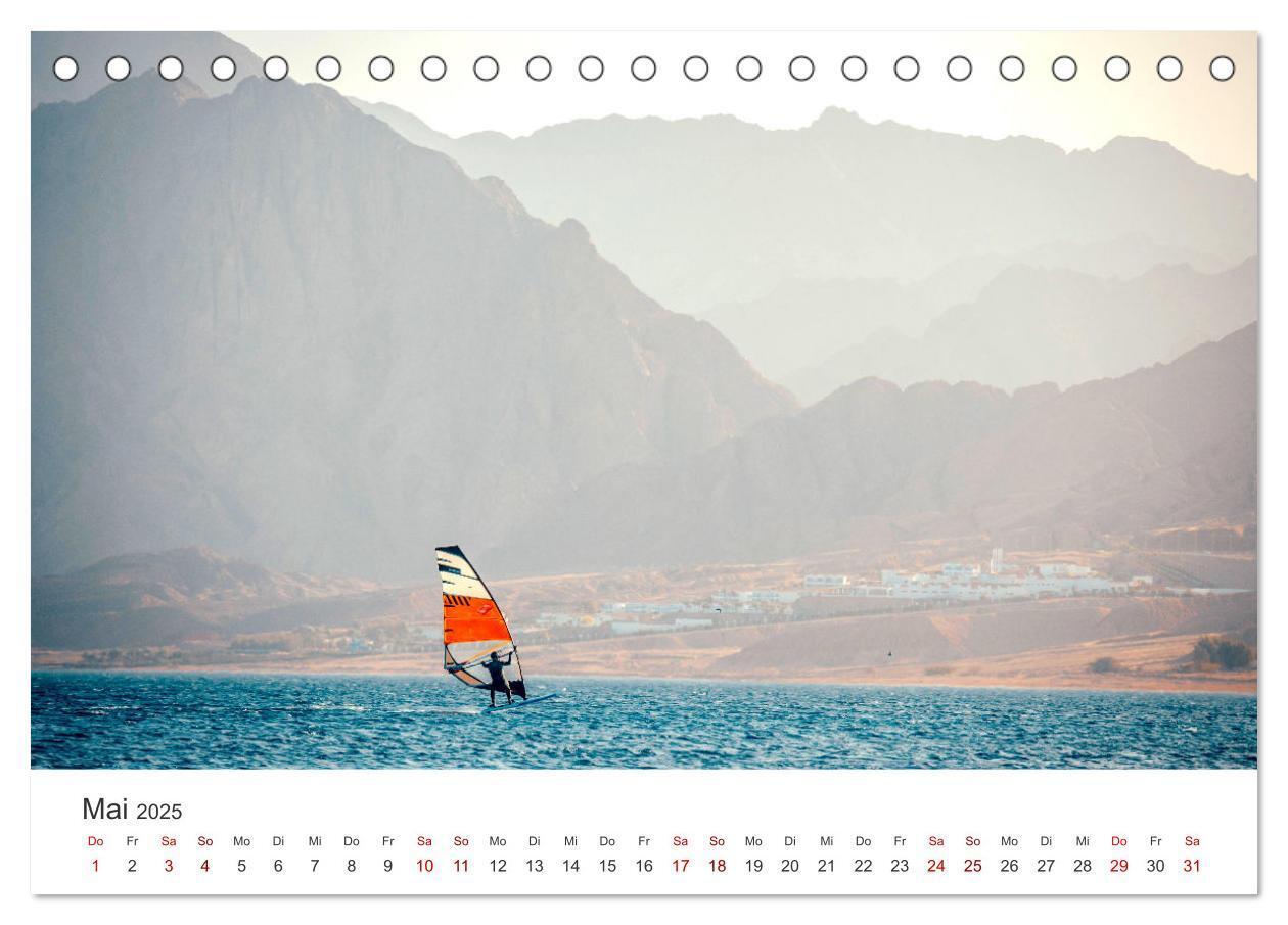 Bild: 9783383927317 | Windsurfen - Wellen und Wind (Tischkalender 2025 DIN A5 quer),...