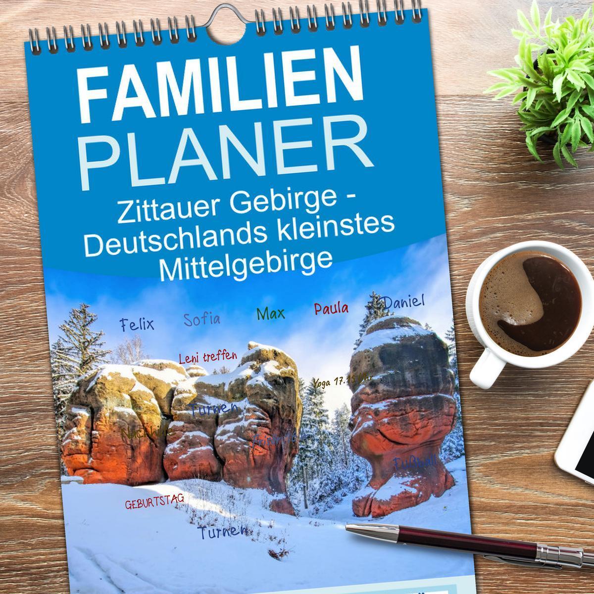 Bild: 9783457102848 | Familienplaner 2025 - Zittauer Gebirge - Deutschlands kleinstes...