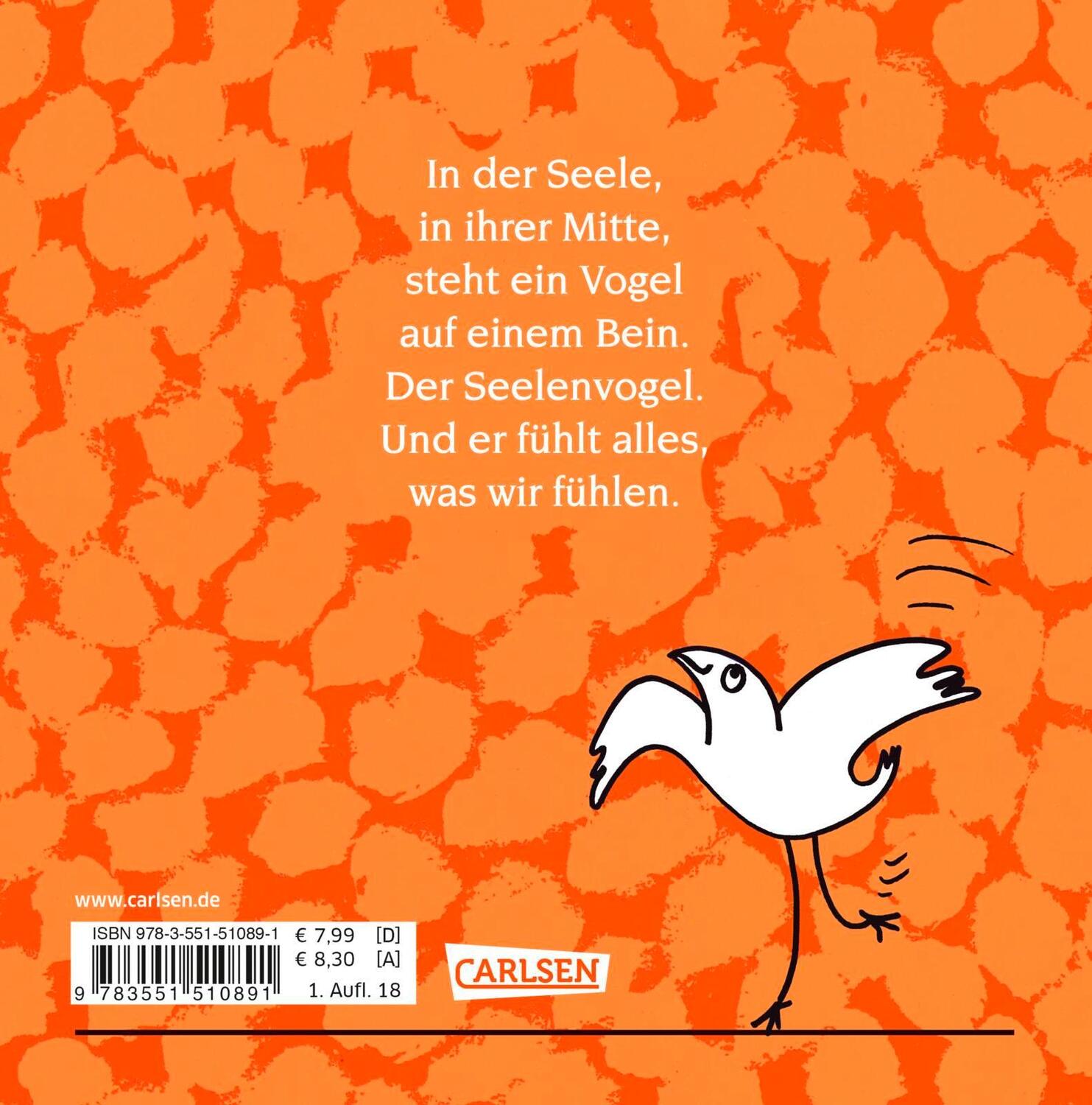 Rückseite: 9783551510891 | Der Seelenvogel | Michal Snunit | Buch | 32 S. | Deutsch | 2018