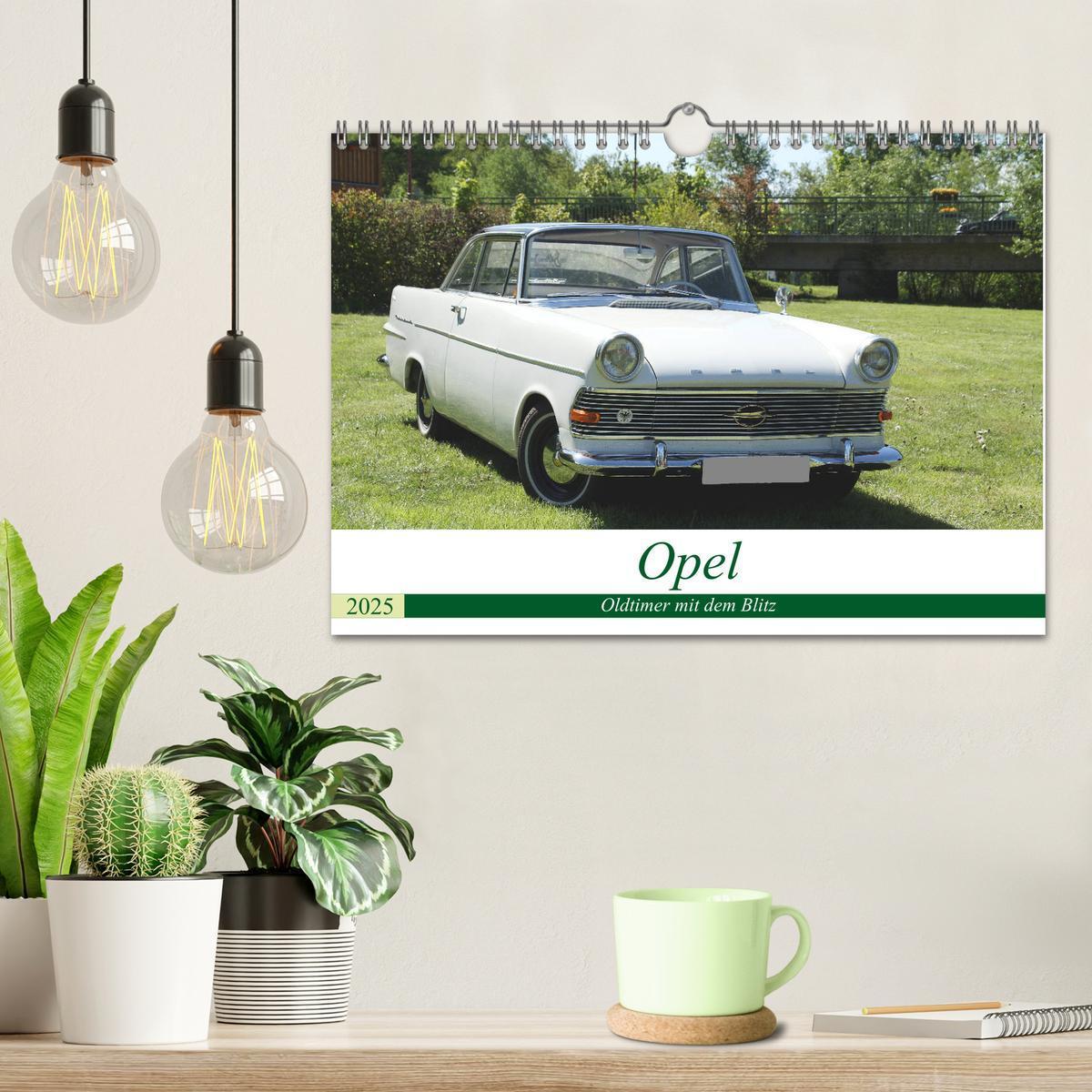 Bild: 9783435158782 | Opel Oldtimer mit dem Blitz (Wandkalender 2025 DIN A4 quer),...