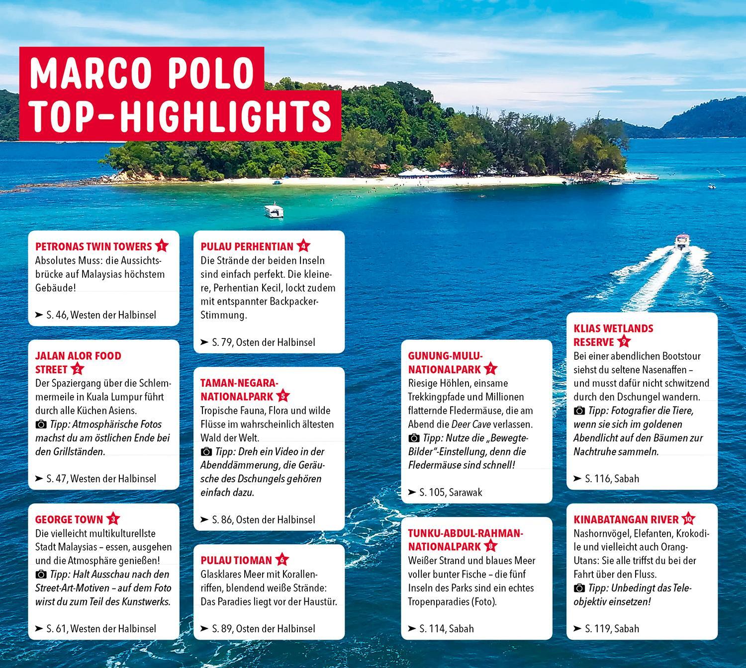 Bild: 9783829750301 | MARCO POLO Reiseführer Malaysia | Françoise Hauser (u. a.) | Buch