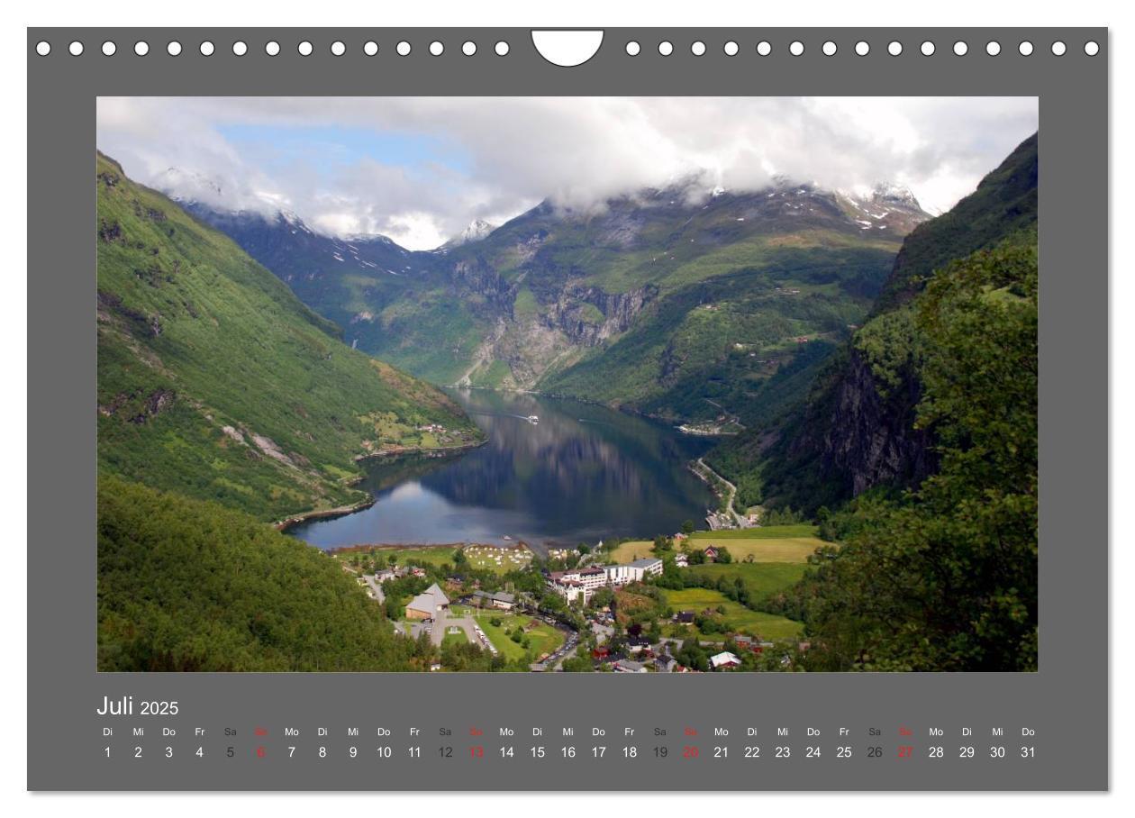 Bild: 9783435787128 | SKANDINAVIEN (Wandkalender 2025 DIN A4 quer), CALVENDO Monatskalender