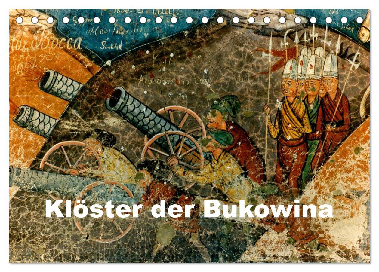 Cover: 9783435597451 | Klöster der Bukowina (Tischkalender 2025 DIN A5 quer), CALVENDO...