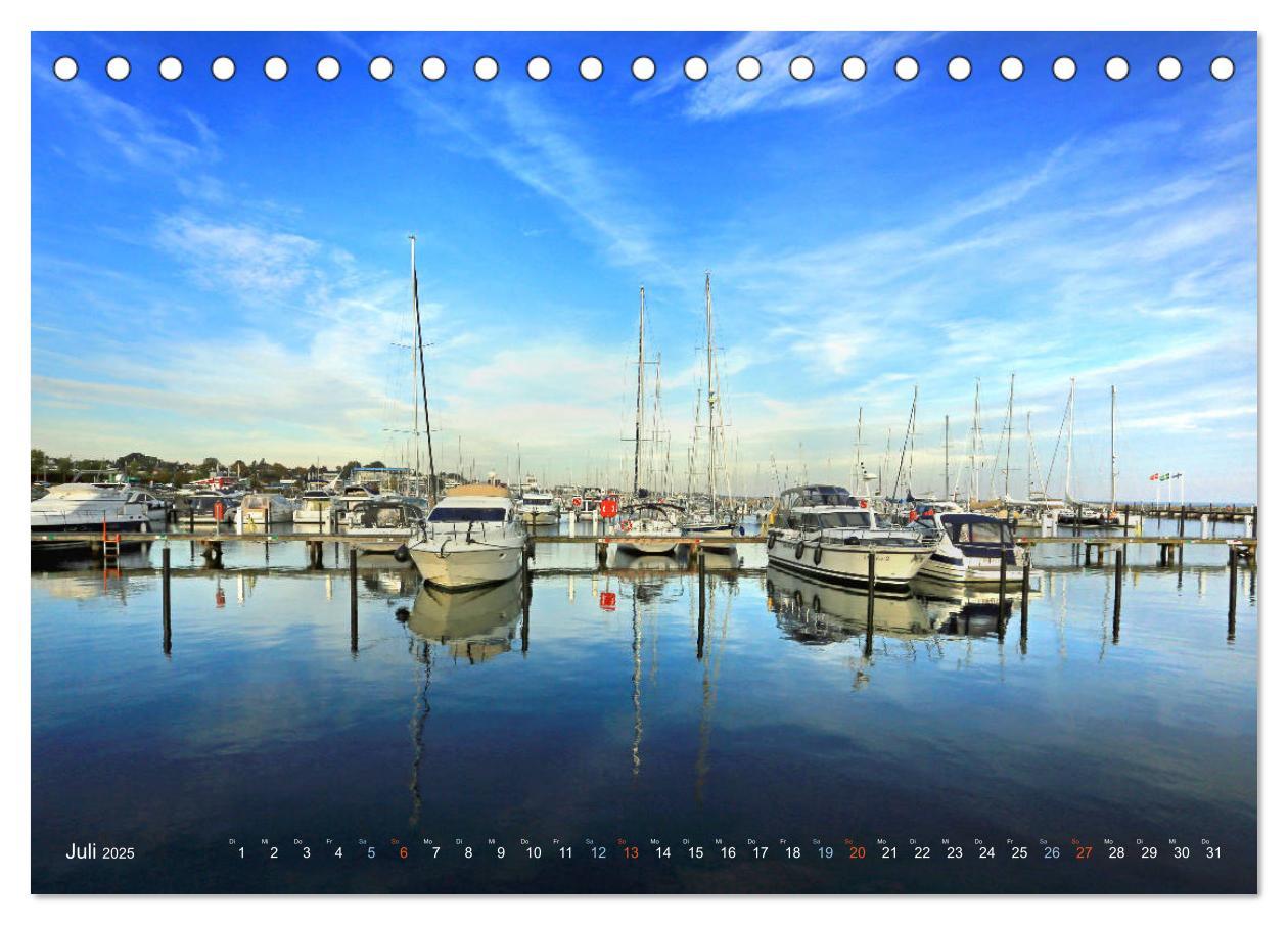 Bild: 9783435263929 | YACHTHÄFEN AN DER OSTSEE (Tischkalender 2025 DIN A5 quer), CALVENDO...