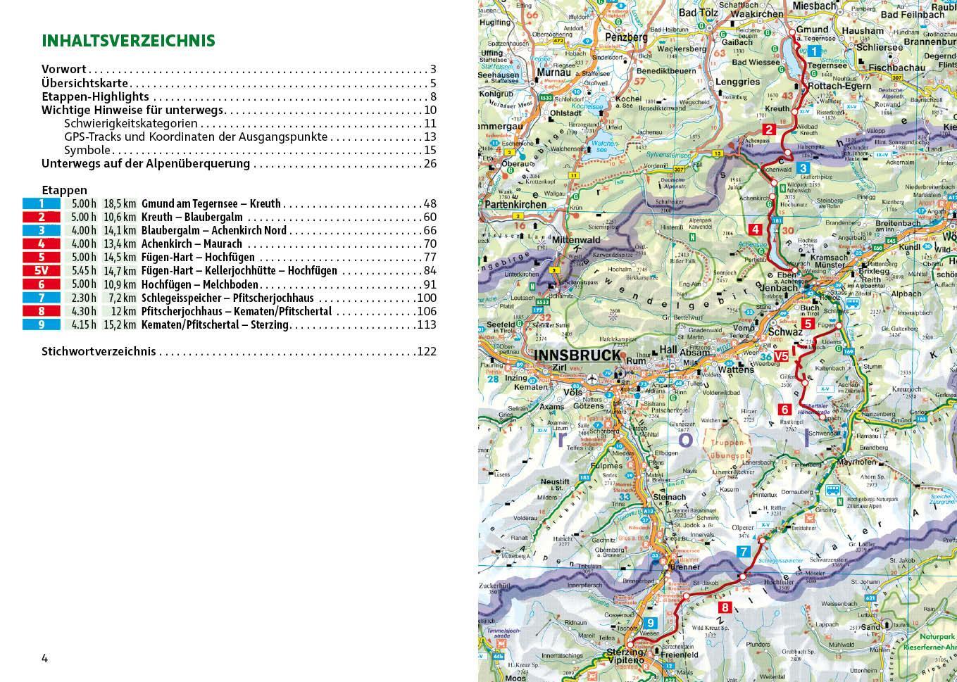 Bild: 9783763345656 | Alpenüberquerung Tegernsee - Sterzing | 9 Etappen - mit GPS-Tracks