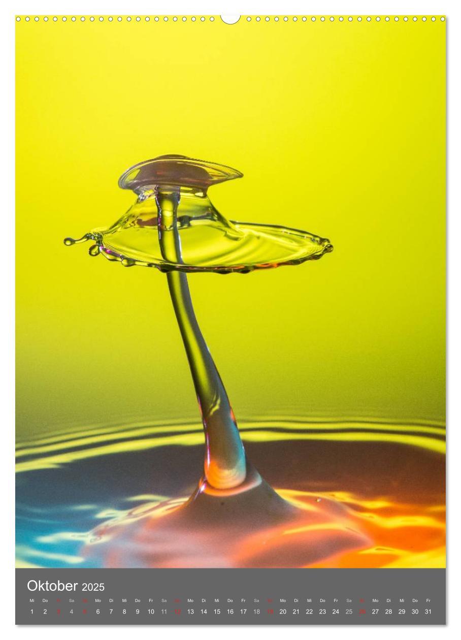 Bild: 9783457055939 | Liquid Art, Highspeed Tropfenfotografie (Wandkalender 2025 DIN A2...