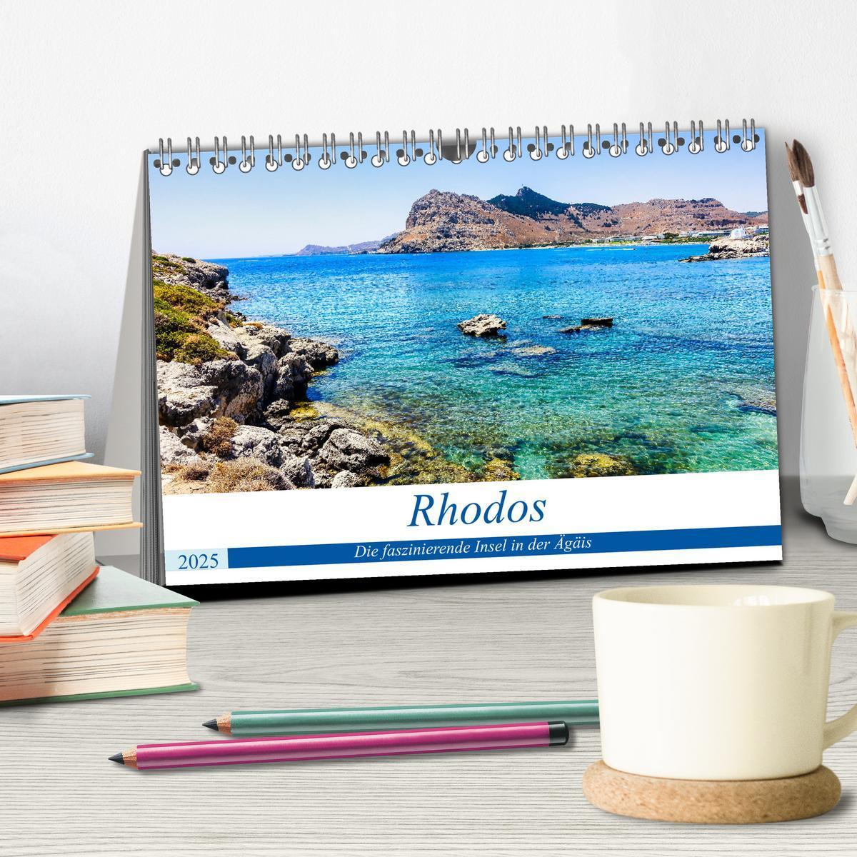 Bild: 9783435034628 | Rhodos - Die faszinierende Insel in der Ägäis (Tischkalender 2025...